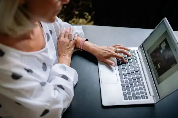 Image of woman attending online mediation Bury services from Barker Mediation